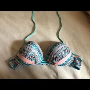 Geometric Pattern Bikini Top